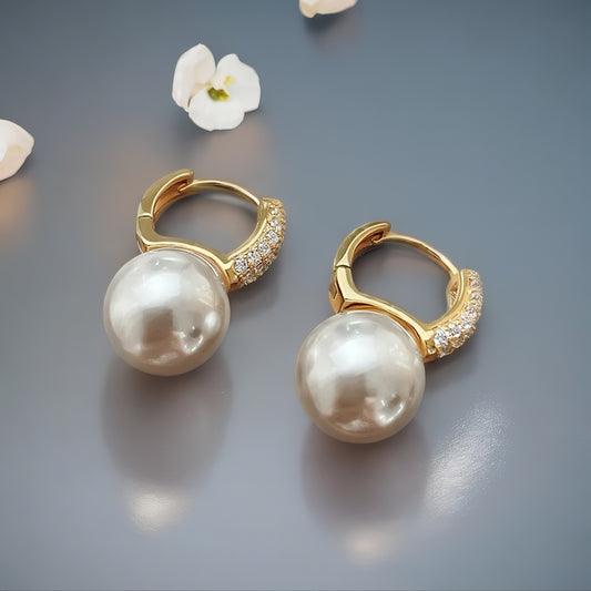 Pendientes Elegantes con Perla